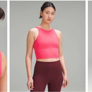 Lululemon Align High-Neck Tank Top Lip Gloss Pink Size 0